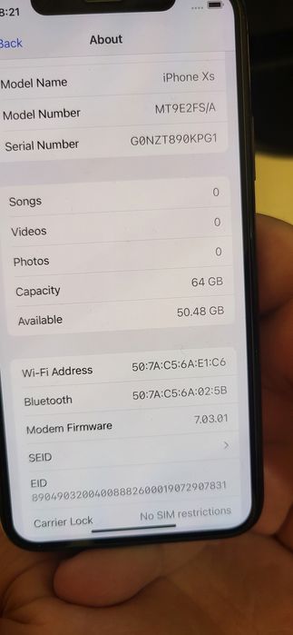 Телефон IPhone XS