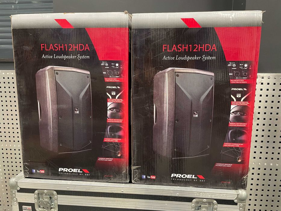 Głośniki, satelity aktywne Proel Flash 12HDA 600W RMS, Celestion