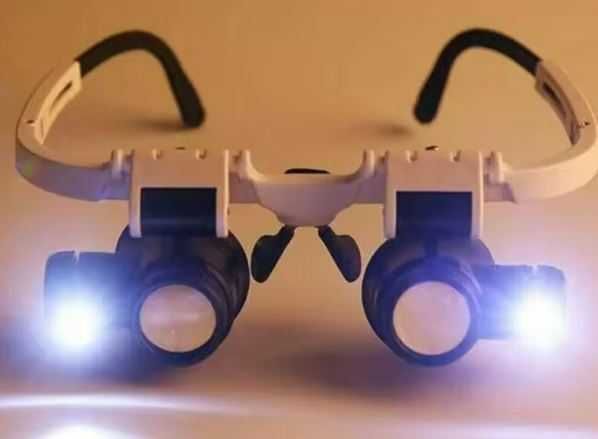 Бінокулярні окуляри для пайки, ювелірного ремонту зі змінними лінзами