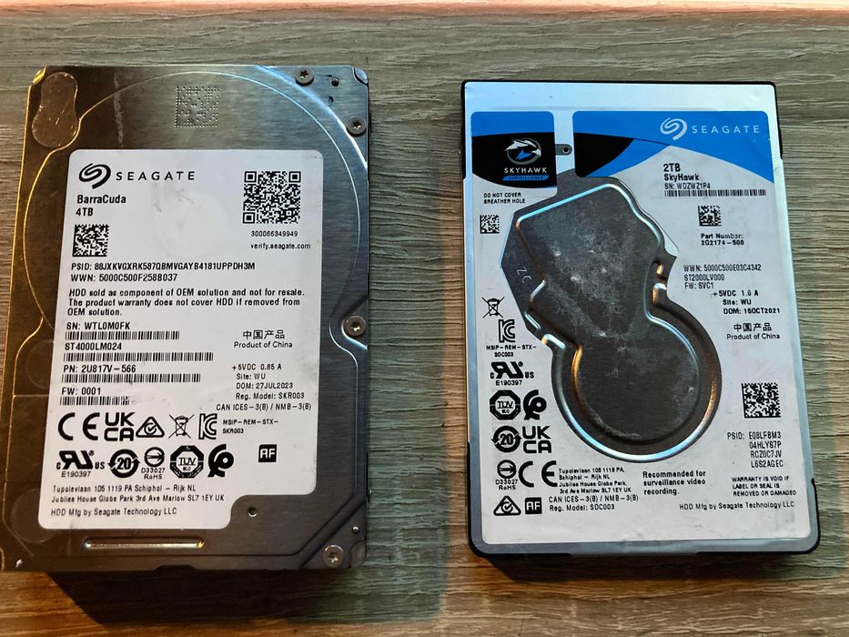 Dyski twarde 2TB i 4TB2.5 cala