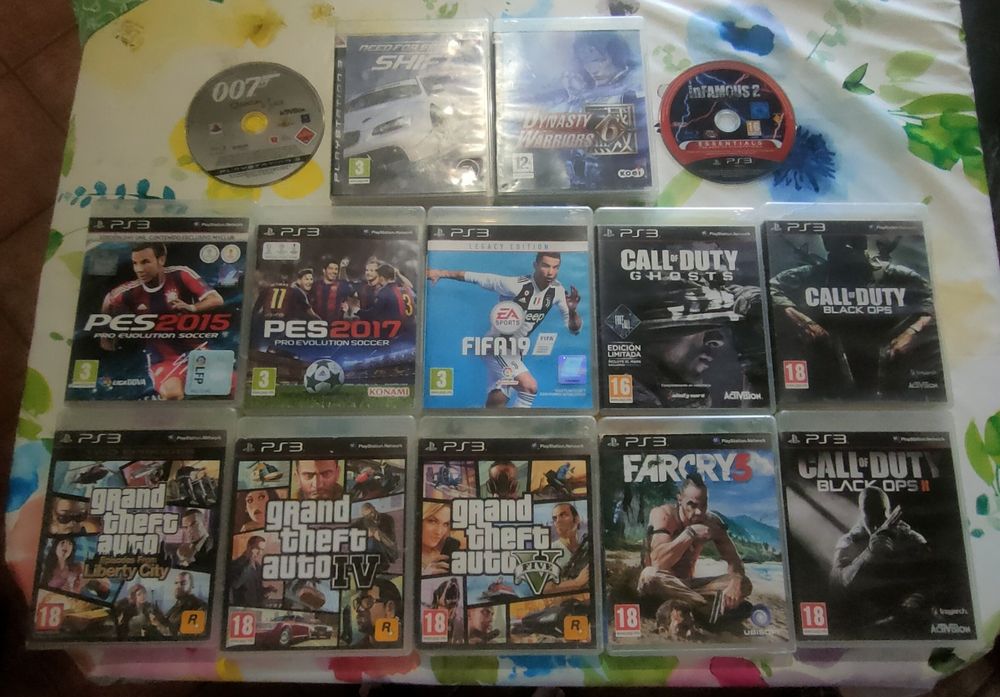 PS3 Desbloqueada com 14 jogos