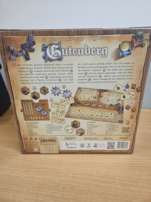 Gra planszowa GUTENBERG