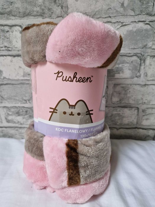 Ciepły i miękki koc Pusheen
