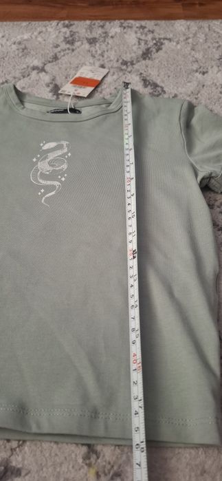 T-shirt oliwkowy