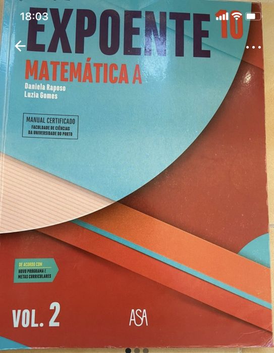 Livro de Matematica A Expoente 10