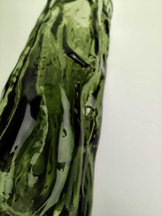 Wazon szklany " Kora " - bark glass - huta szkła Ingrid Glass - Wokan