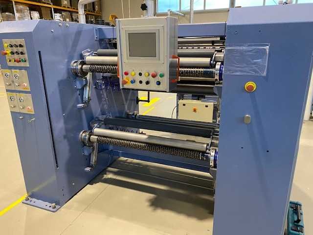 Bobiniarka 1000mm Slitter - rewinder; Cięcie Folii Taśm