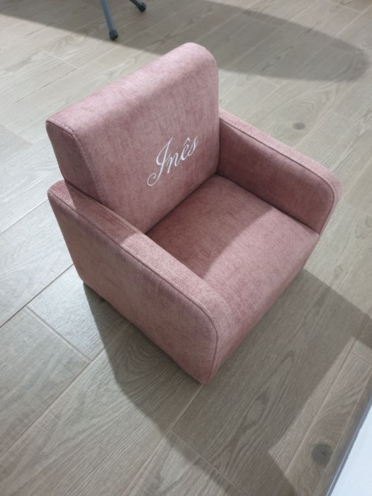 Mini cadeirão para criança personalizável