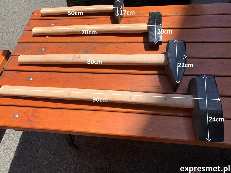 Mocny łom budowlany 1500 mm Brecha Żebrowany Prosty dwustronny Breszka