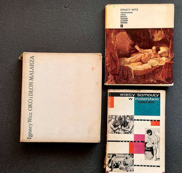 Zestaw 3 książek/Ignacy Witz/ malarstwo