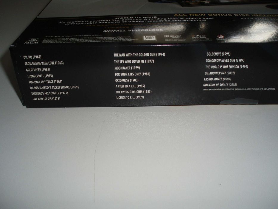 James BOND 007 kolekcja na 50-lecie BLU-RAY lektor PL