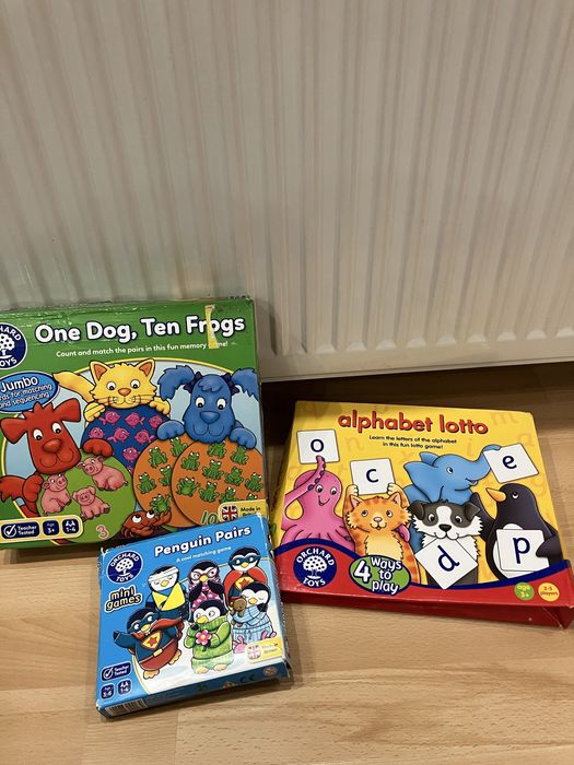Gry orchard toys, memo, lotto