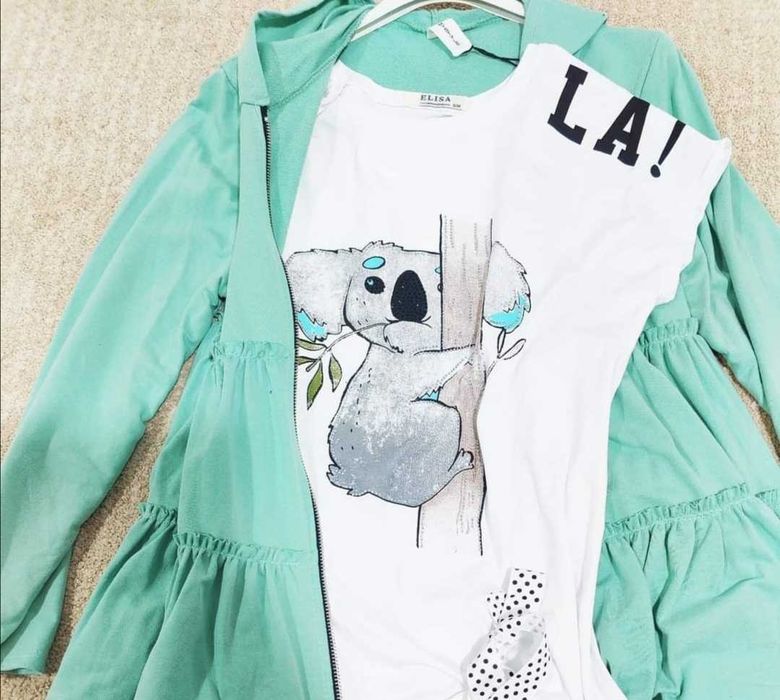 Casaco verde água novo