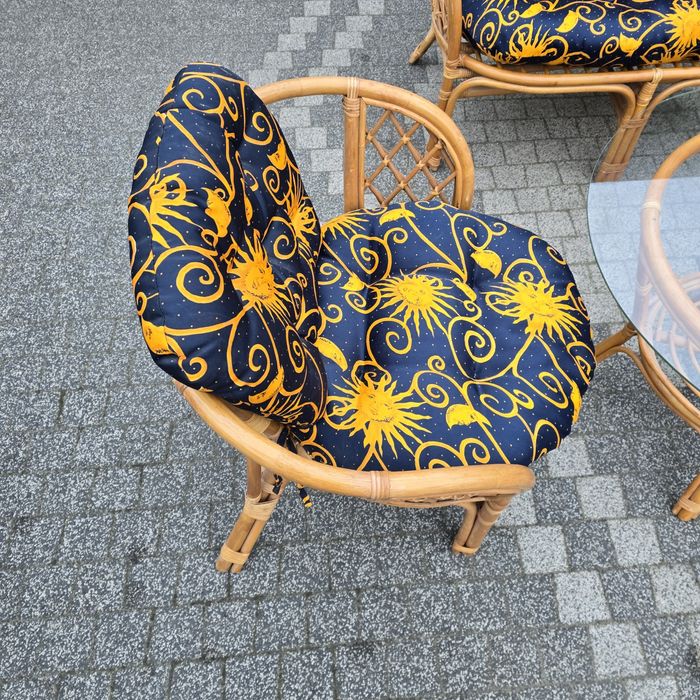 Zestaw meble ogrodowe rattanowe