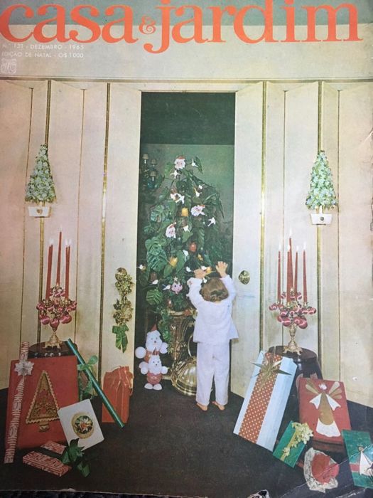 REvista Casa e Jardim Natal 1965 rara