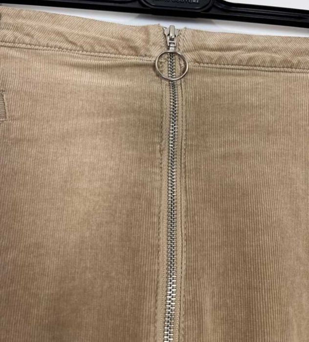 Велюрова спідниця на блискавці