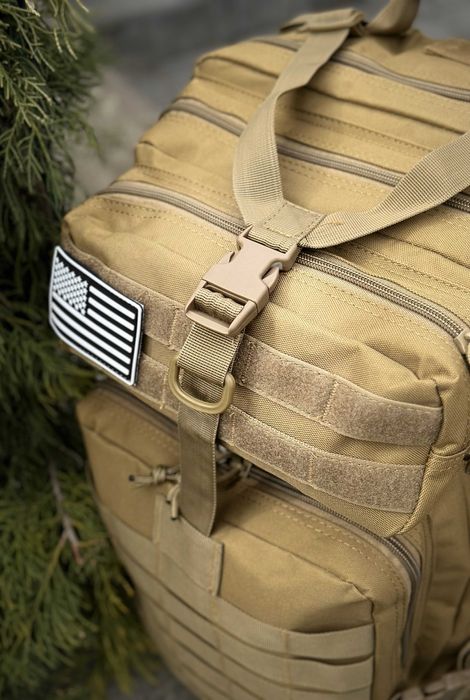 Тактичний військовий рюкзак на 45л Койот