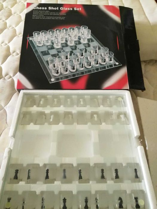 Chess Shot Glass Set