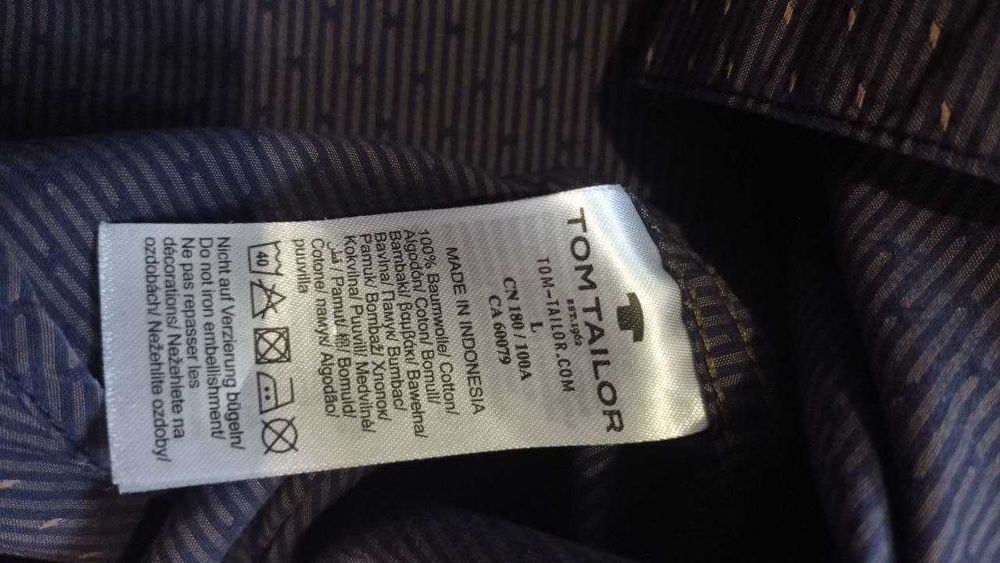 Сорочка Tom Tailor з довгими рукавами, розмір L