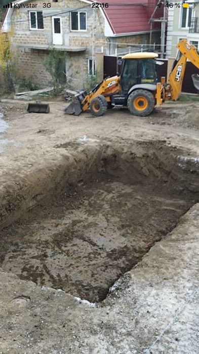 Услуги экскаватора и Аренда Гидромолота+Вибротрамбовки в Одессе