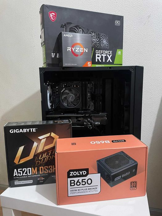 PC GAMER / Ryzen 5600 / RTX 3070 Ti / 16 GB RAM DDR4 3200Mhz / SSD 512 / C/ Garantia Novo !