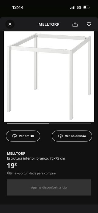 Mesa e cadeiras ikea