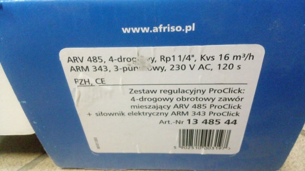 Zawór 4 drogowy zestaw AFRISO ogrzewanie podłogowe, nowy
