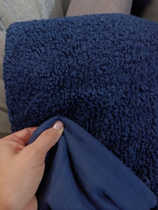 Тканина барашик на замші на верхній одяг