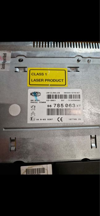 Citroen C4Grand Picasso C3 Ds3  96785063xt nawigacja Rt6