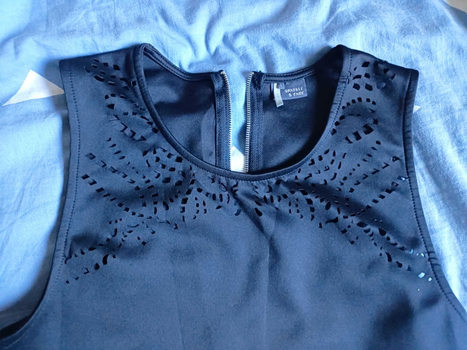 Elegancki czarny top