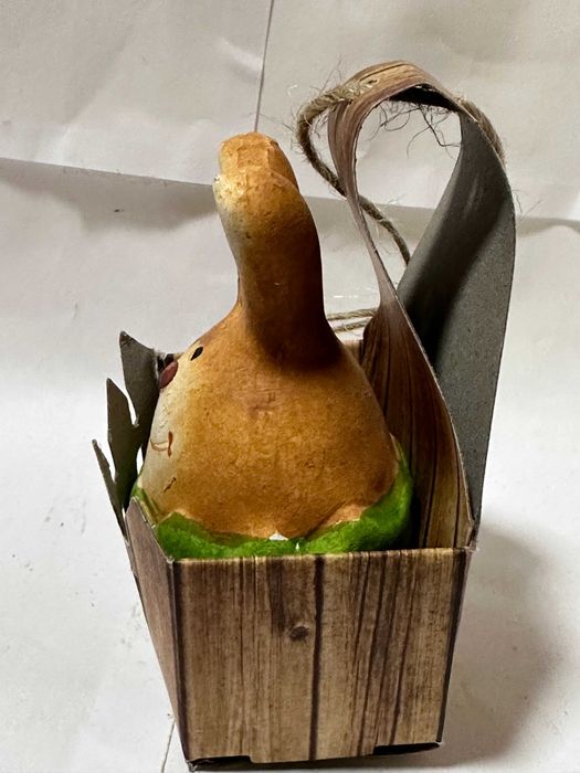 figurka zając królik zajączek ceramiczny Wielkanoc
