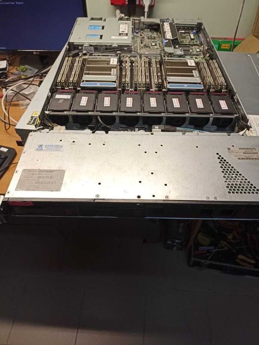 Сервер HP DL360p Gen8 / 2×E5-2680 v2 / 96 ГБ / 20 ядер, 40 потоків