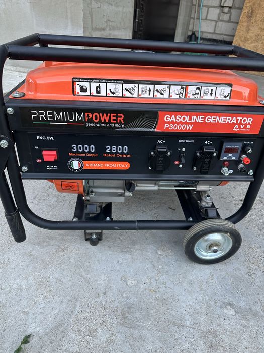 Генератор бензиновий Premium Power P3000W