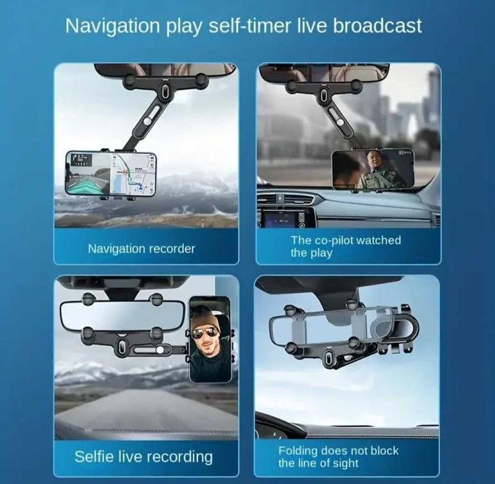 360° Rotatable Smart Phone Car Holder