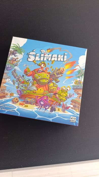Gra planszowa ślimaki+dodatek+insert+elementy 3d+ customowe figurki