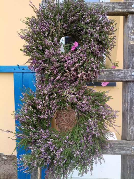 Wianki z wrzosu 40,45,cm