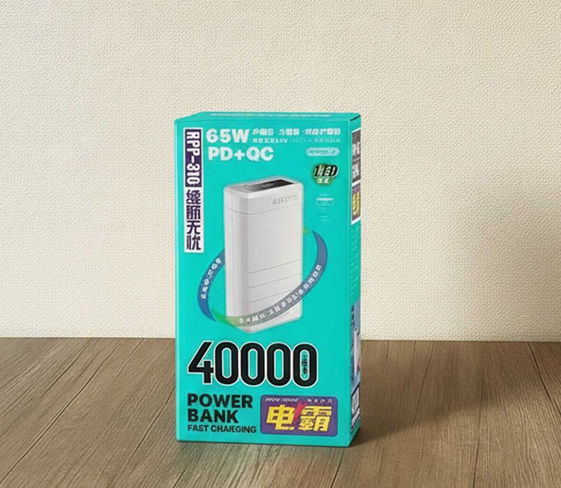 Повербанк для ноутбука 40000 mah, 65 w, pover bank с быстрой зарядкой