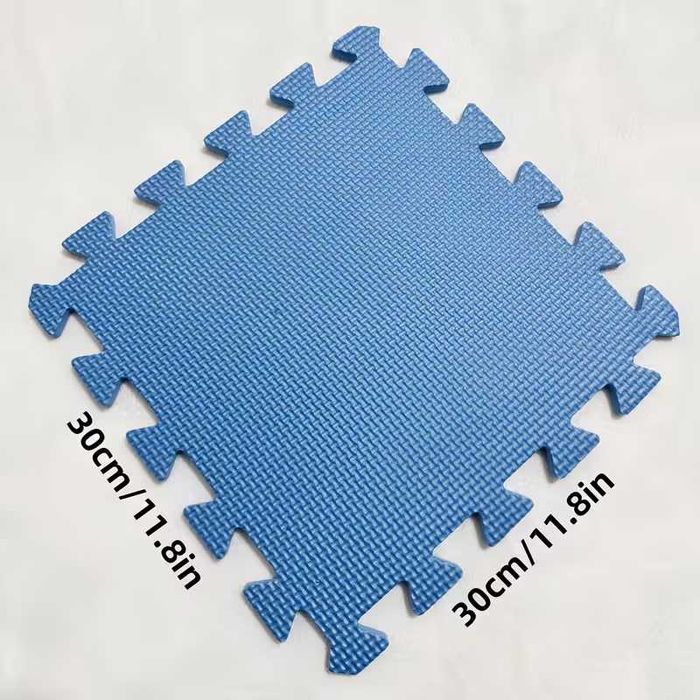 Conjunto 80 unidades tapetes Padrão Cruzado de espuma EVA 30x30 novos