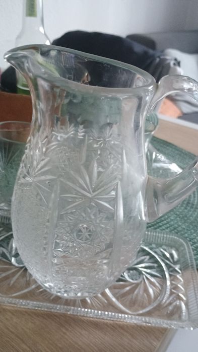 Zestaw kryształowy do soku lub wina