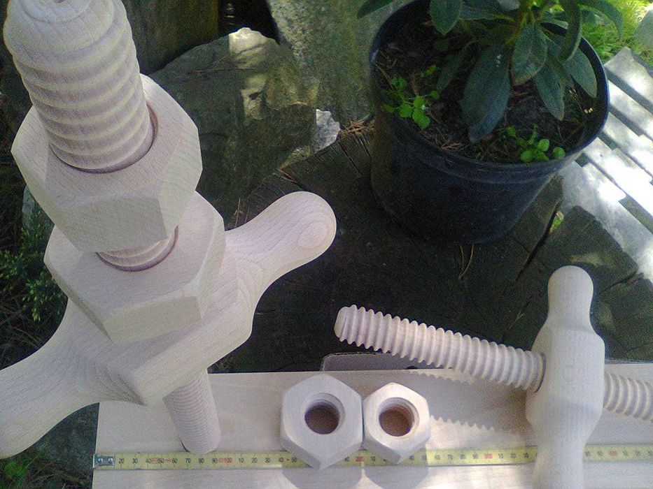 Śruby drewniane -od  fi-19 do fi-45mm (wym.- standard i na zamówienie)