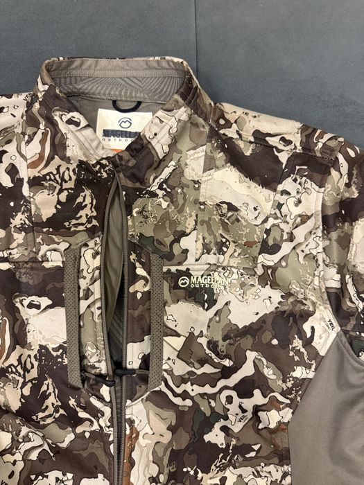 Softshell kurtka mysliwska moro leśna kamuflarz lesnicy las ciepla