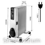 Масляний обігрівач 2000 Вт 9 ребер