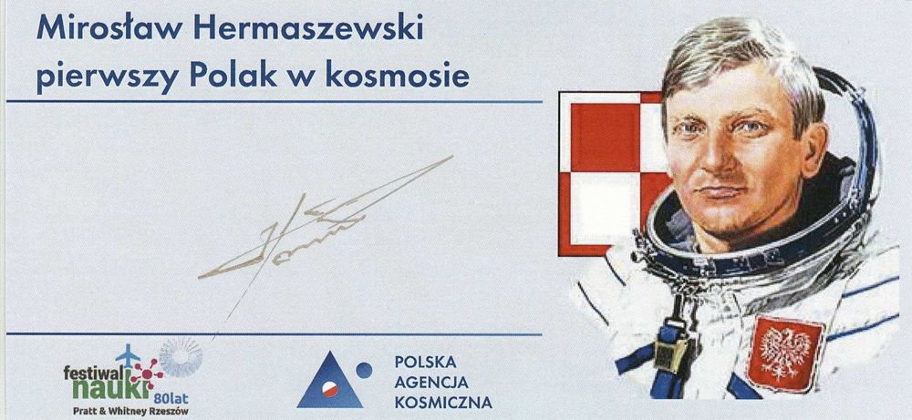 Mirosław Hermaszewski autograf