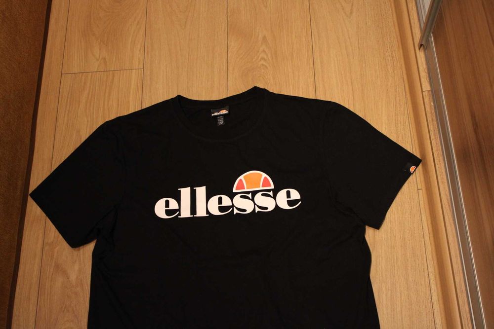 JAK NOWA,ELLESSE, Koszulka męska,roz.XXL,czarna