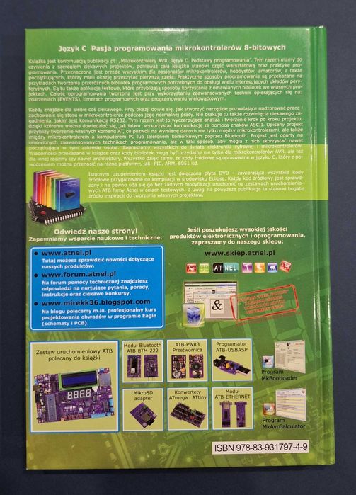 ATNEL Mirosław Kardaś komplet Bluebook Greenbook Yellowbook AVR stan ideał