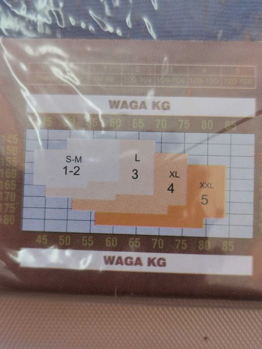 Rajstopy damskie 15-20Den, rozmiar 4-XL, zestw 5 sztuk