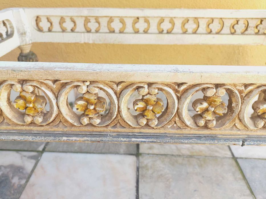 Old wooden table - with carving64586337193473122