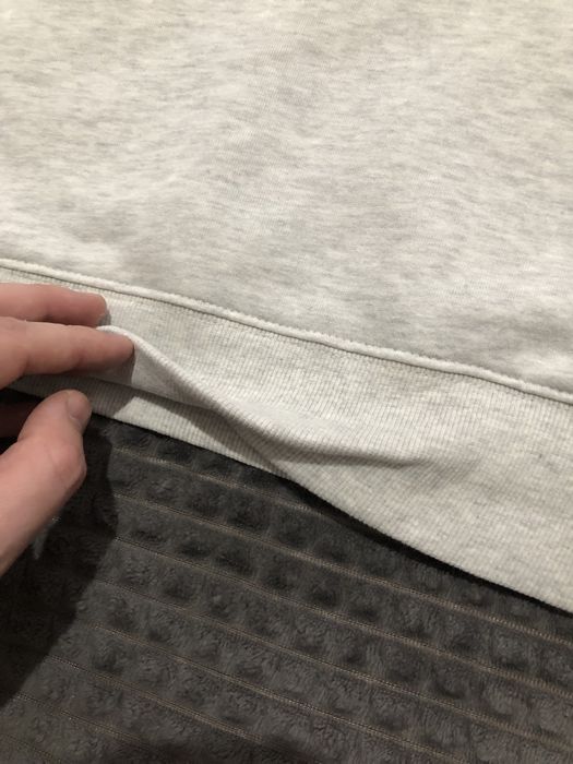 ZARA BASIC (Moversized/L) Amisu худи мужское на флисе светло-серое коф