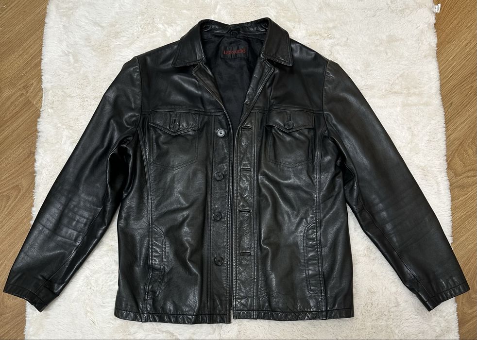 Шкіряна куртка чоловіча