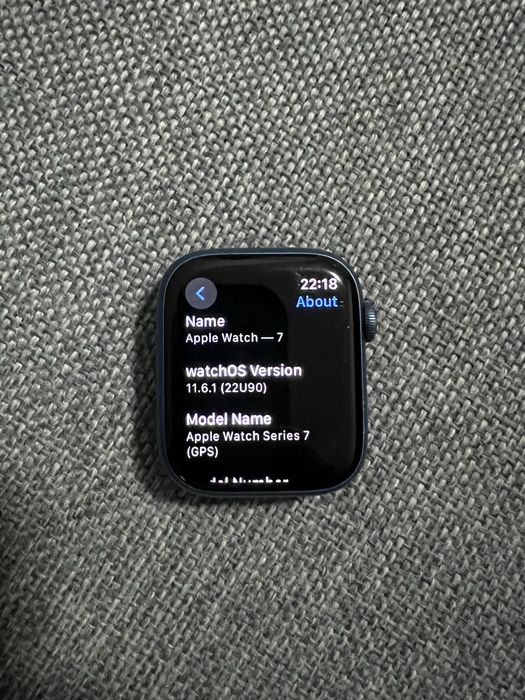 Apple watch series 7 45mm blue